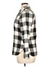 J.Crew Checkered-gingham Gray 3/4 Sleeve Button-Down Shirt Size 14 - photo 5