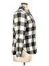 J.Crew Checkered-gingham Gray 3/4 Sleeve Button-Down Shirt Size 14 - photo 4