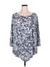 C established 1946 Blue 3/4 Sleeve Blouse Size 22 - photo 1