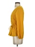 J.Crew Yellow Long Sleeve Blouse Size 0 - photo 5