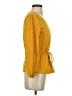 J.Crew Yellow Long Sleeve Blouse Size 0 - photo 4