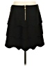 Patrizia Luca Solid Black Formal Skirt Size S - photo 2