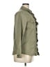 Unbranded Solid Green Long Sleeve Button-Down Shirt Size XL - photo 4