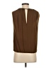 Lanvin 100% Recycled Polyester Brown Sleeveless Blouse Size EU (FR) 34 / US 2 - photo 2