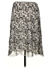 Blue Motion 100% Polyester Paisley Silver Casual Skirt Size M - photo 2