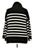 H&M Stripes Black Turtleneck Sweater Size XL - photo 2