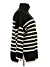 H&M Stripes Black Turtleneck Sweater Size XL - photo 4