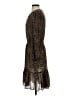 J.Crew Animal Print Brown Cocktail Dress Size S - photo 5