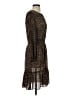 J.Crew Animal Print Brown Cocktail Dress Size S - photo 4