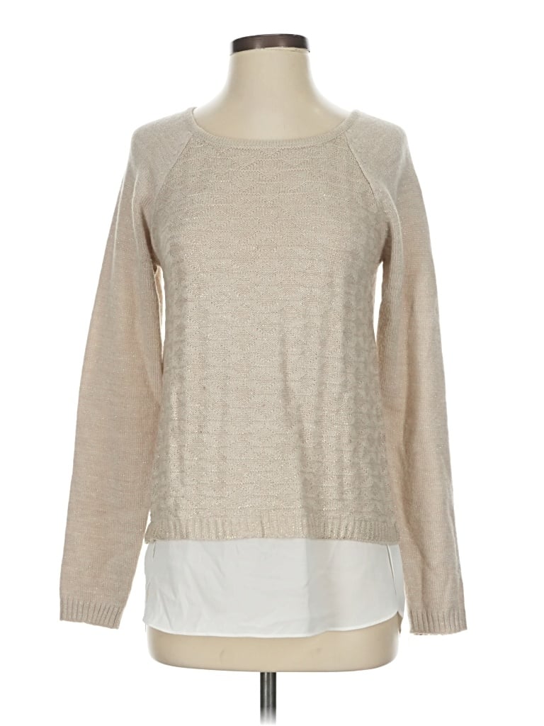 Pre-owned Ab Studio Pullover Sweater In Brown