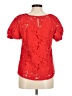 Monteau Red Short Sleeve Blouse Size M - photo 2