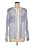 BCBGMAXAZRIA Stripes Blue Long Sleeve Button-Down Shirt Size M (estimated) - photo 1