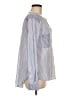 BCBGMAXAZRIA Stripes Blue Long Sleeve Button-Down Shirt Size M (estimated) - photo 4