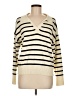 Unbranded Stripes Ivory Pullover Sweater Size M - photo 1