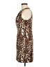 Evan Picone Animal Print Brown Cocktail Dress Size 6 - photo 5