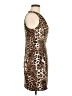 Evan Picone Animal Print Brown Cocktail Dress Size 6 - photo 4