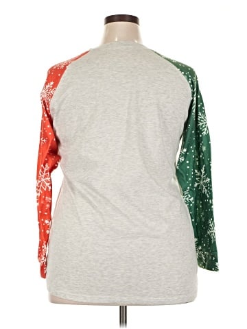 Unbranded 3/4 Sleeve T-Shirt (view 2)