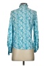Feather & Find 100% Rayon Blue Long Sleeve Blouse Size S - photo 2