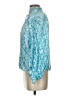 Feather & Find 100% Rayon Blue Long Sleeve Blouse Size S - photo 5