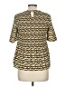 CKS Green Short Sleeve Blouse Size M - photo 2