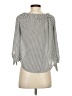 Express 100% Polyester Gray 3/4 Sleeve Blouse Size XS - photo 2