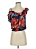 Bebe Floral Orange Sleeveless Blouse Size S - photo 1