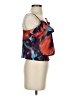 Bebe Floral Orange Sleeveless Blouse Size S - photo 4