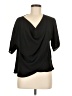 ANNIEWEAR Black Short Sleeve Blouse Size M - photo 1