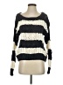 John & Jenn 100% Cotton Stripes Black Blue Pullover Sweater Size XS - photo 1