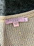 Calypso St. Barth 100% Wool Metallic Tan Wool Pullover Sweater Size Lg (2) - photo 7