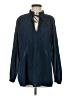 Lou & Grey Blue Long Sleeve Blouse Size XS - photo 1