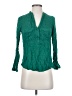 Maeve 100% Rayon Green Long Sleeve Blouse Size 0 - photo 1