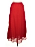 Draper's & Damon's 100% Polyester Solid Red Formal Skirt Size 6 - photo 1