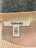 Splendid Color Block Pink Pullover Sweater Size L - photo 7