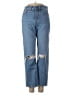 Levi's 100% Cotton Hearts Blue Jeans Size 24 waist - photo 1