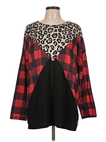Crazy Train Long Sleeve Blouse (view 1)