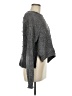 Say What? 100% Polyester Metallic Gray Pullover Sweater Size M - photo 4