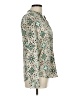 Architect 100% Polyester Floral Green Long Sleeve Blouse Size L - photo 4