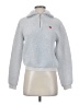 Topshop 100% Polyester Hearts Silver Pullover Sweater Size 2 - photo 1
