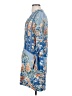 Tiny 100% Rayon Print Blue Casual Dress Size XS - photo 5