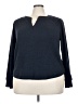 Democracy Blue Pullover Sweater Size 3X - photo 1