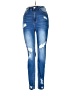 Shein Hearts Blue Jeans Size 2 - photo 1