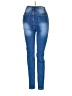 Shein Hearts Blue Jeans Size 2 - photo 2