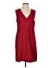 Gap Solid Burgundy Casual Dress Size XS - photo 1