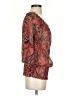 INC International Concepts 100% Polyester Red 3/4 Sleeve Blouse Size 2 - photo 4