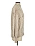 Chico's 100% Nylon Animal Print Tan Turtleneck Sweater Size Sm (0) - photo 4