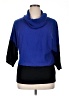 Appraisal 100% Acrylic Blue Short Sleeve Turtleneck Size XL - photo 1