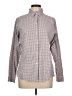 Devon & Jones Houndstooth Brown Long Sleeve Button-Down Shirt Size L - photo 1