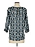 The Limited 100% Polyester Teal 3/4 Sleeve Blouse Size XS - photo 2