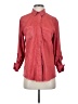 Chico's 100% Lenzing Modal Red Long Sleeve Button-Down Shirt Size Sm (0) - photo 1